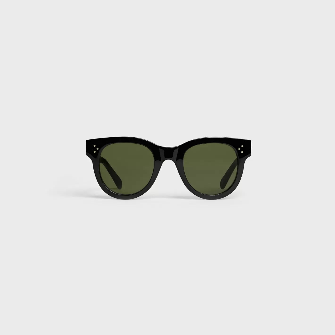 Outlet CELINE Cat Eye S003 Sunglasses in Acetate with Mineral Glass Lenses Black