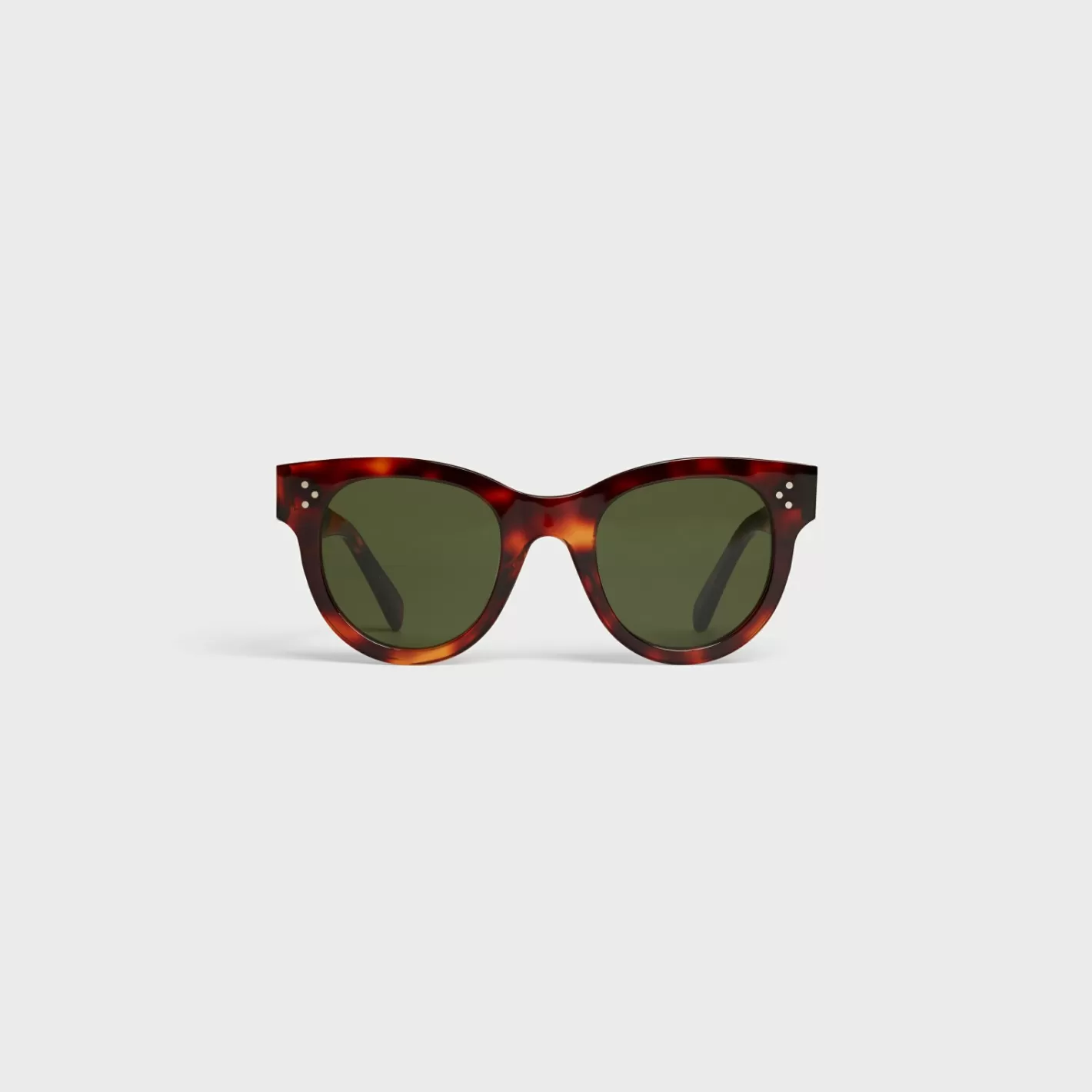 Online CELINE Cat Eye S003 Sunglasses in Acetate with Mineral Glass Lenses DarkHavana