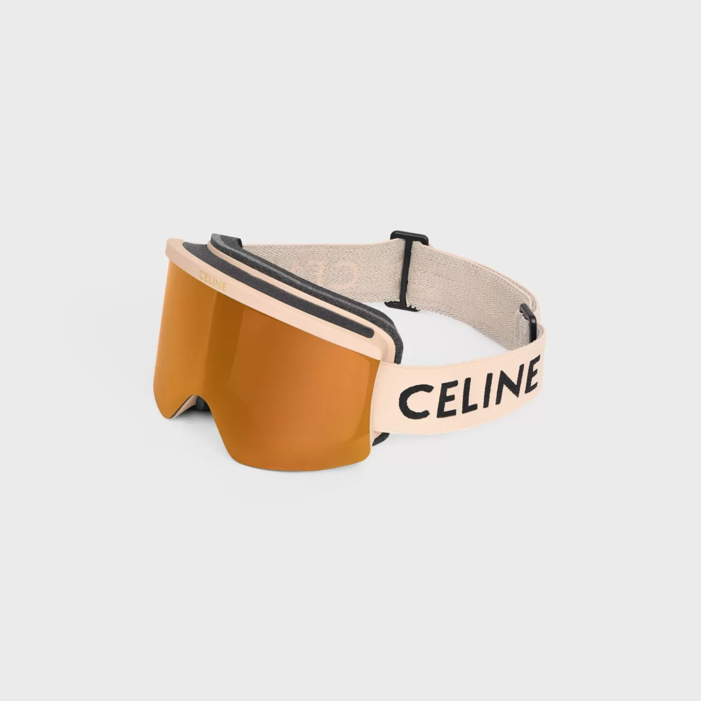 Store CELINE Ski Mask in Injected nylon with Mirror Lenses NUDE