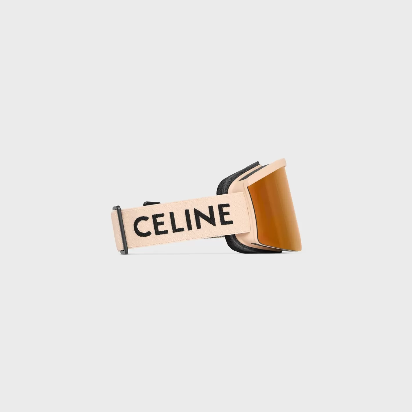 Store CELINE Ski Mask in Injected nylon with Mirror Lenses NUDE