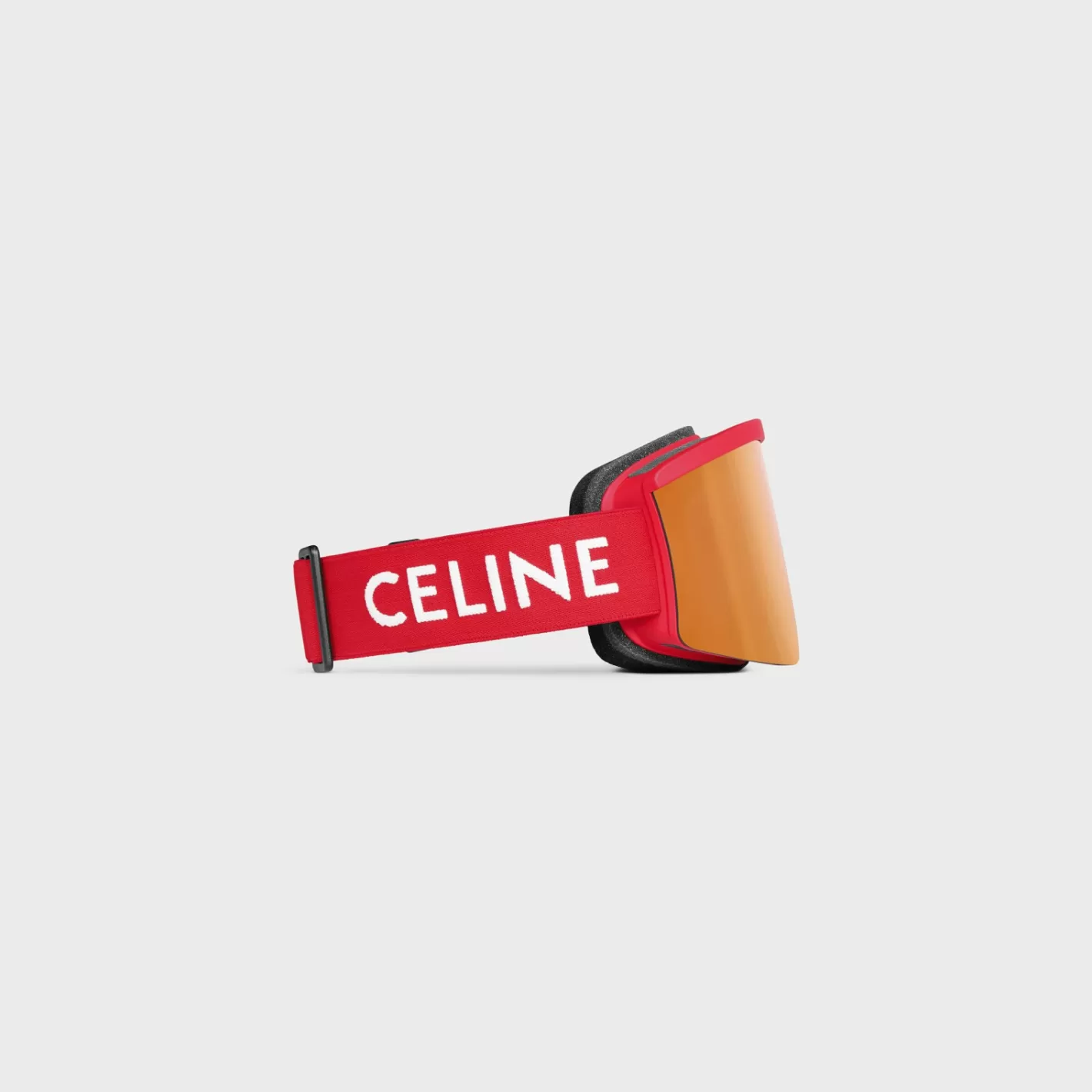 Store CELINE Ski Mask in Injected nylon with Mirror Lenses RED