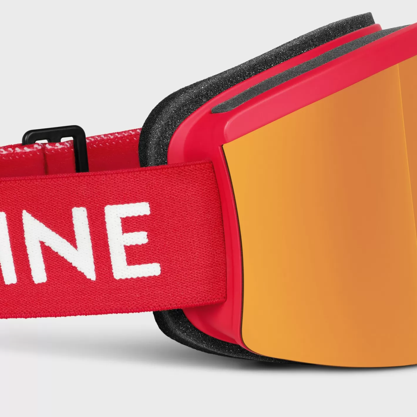 Store CELINE Ski Mask in Injected nylon with Mirror Lenses RED