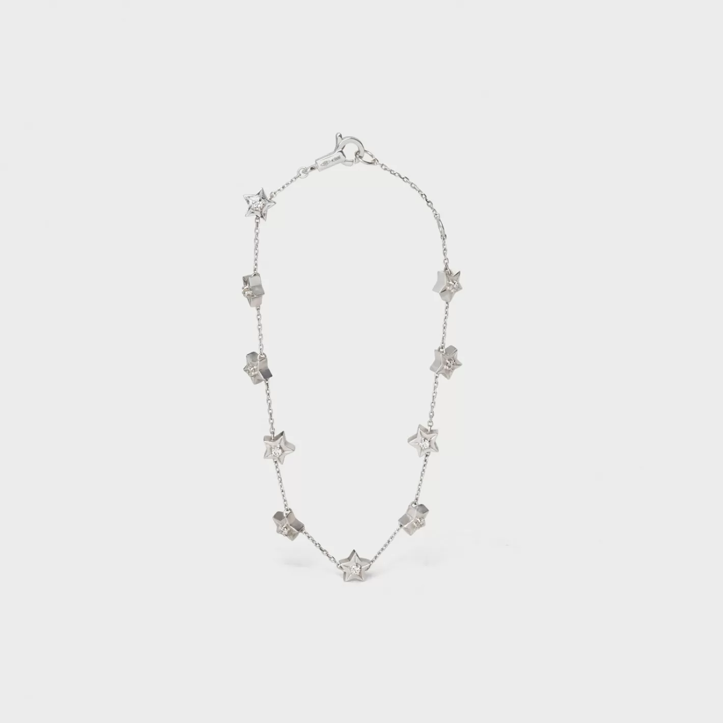 Discount CELINE Etoile Multi Stars Bracelet in White Gold and Diamonds WhiteGoldandWhite