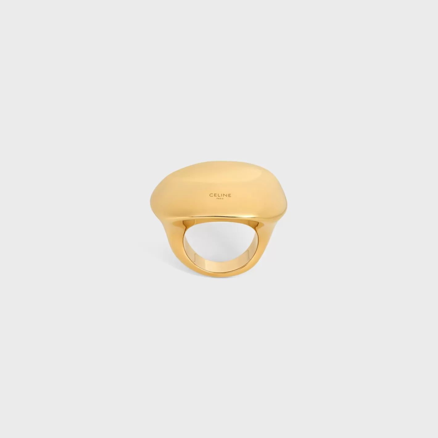 Discount CELINE Formes Abstraites Sphere Ring in Brass with Finish GOLD