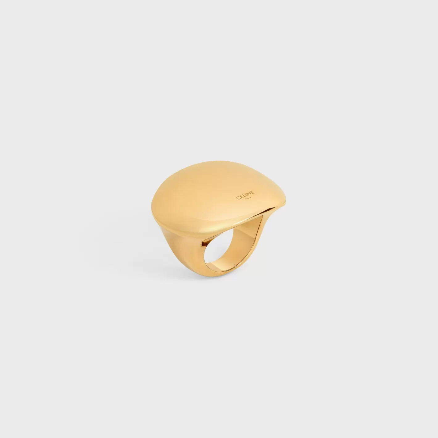 Discount CELINE Formes Abstraites Sphere Ring in Brass with Finish GOLD