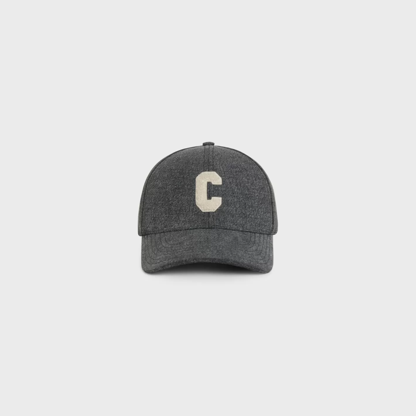 Clearance CELINE Initial cap in vintage black denim VINTAGEBLACK