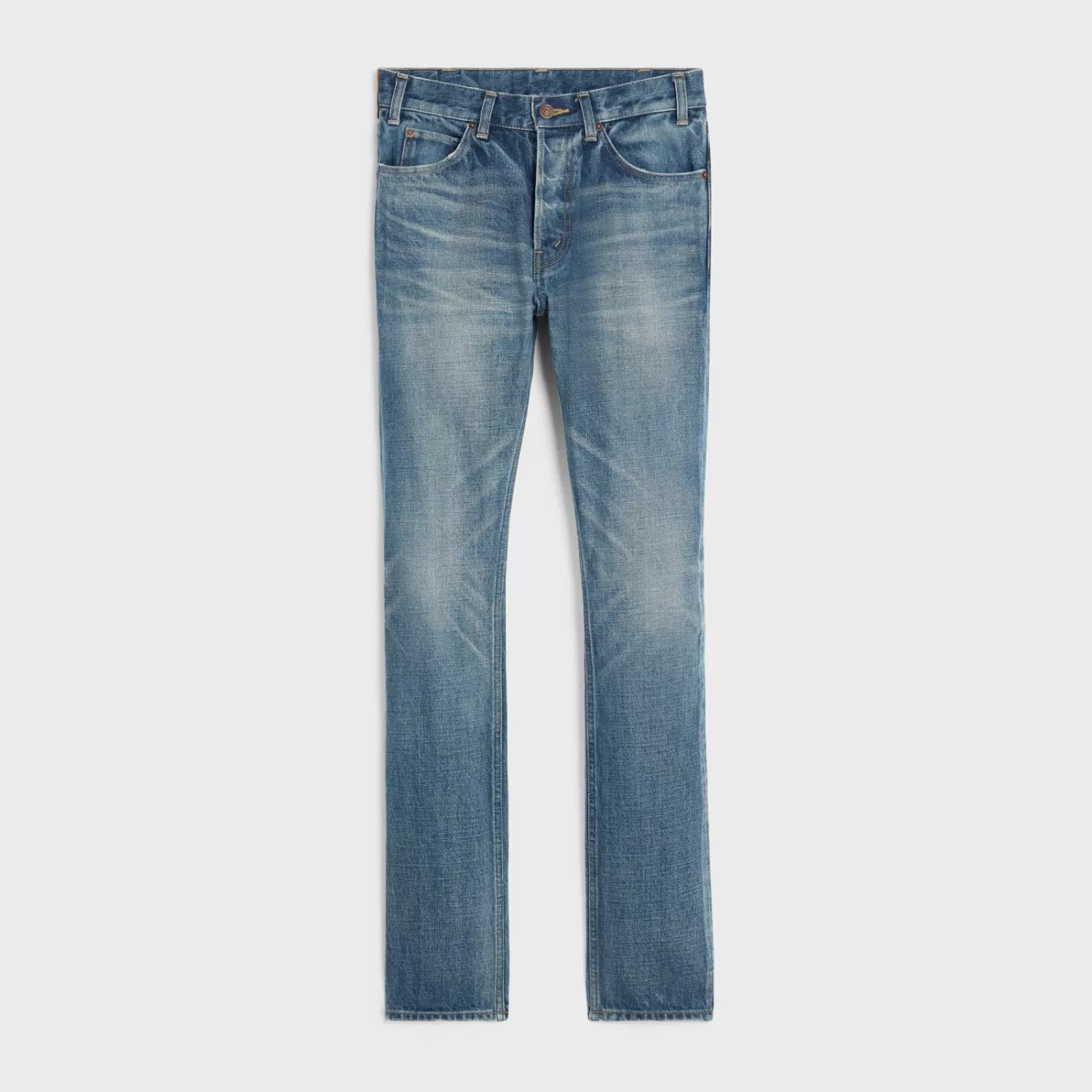 Outlet CELINE Lou jeans in vintage union wash denim VINTAGEUNIONWASH
