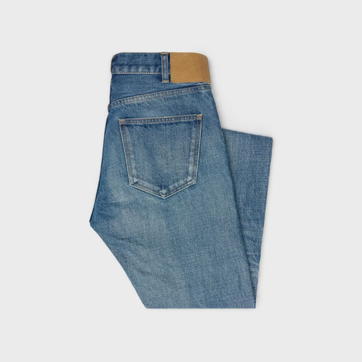 Outlet CELINE Lou jeans in vintage union wash denim VINTAGEUNIONWASH