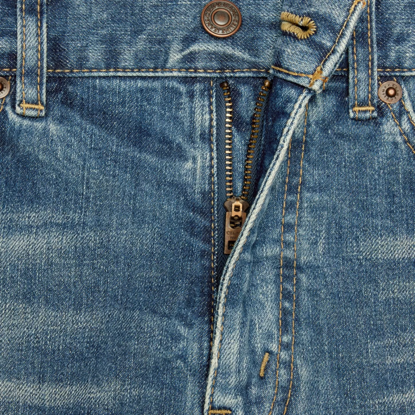 Cheap CELINE skinny jeans in vintage union wash denim VINTAGEUNIONWASH