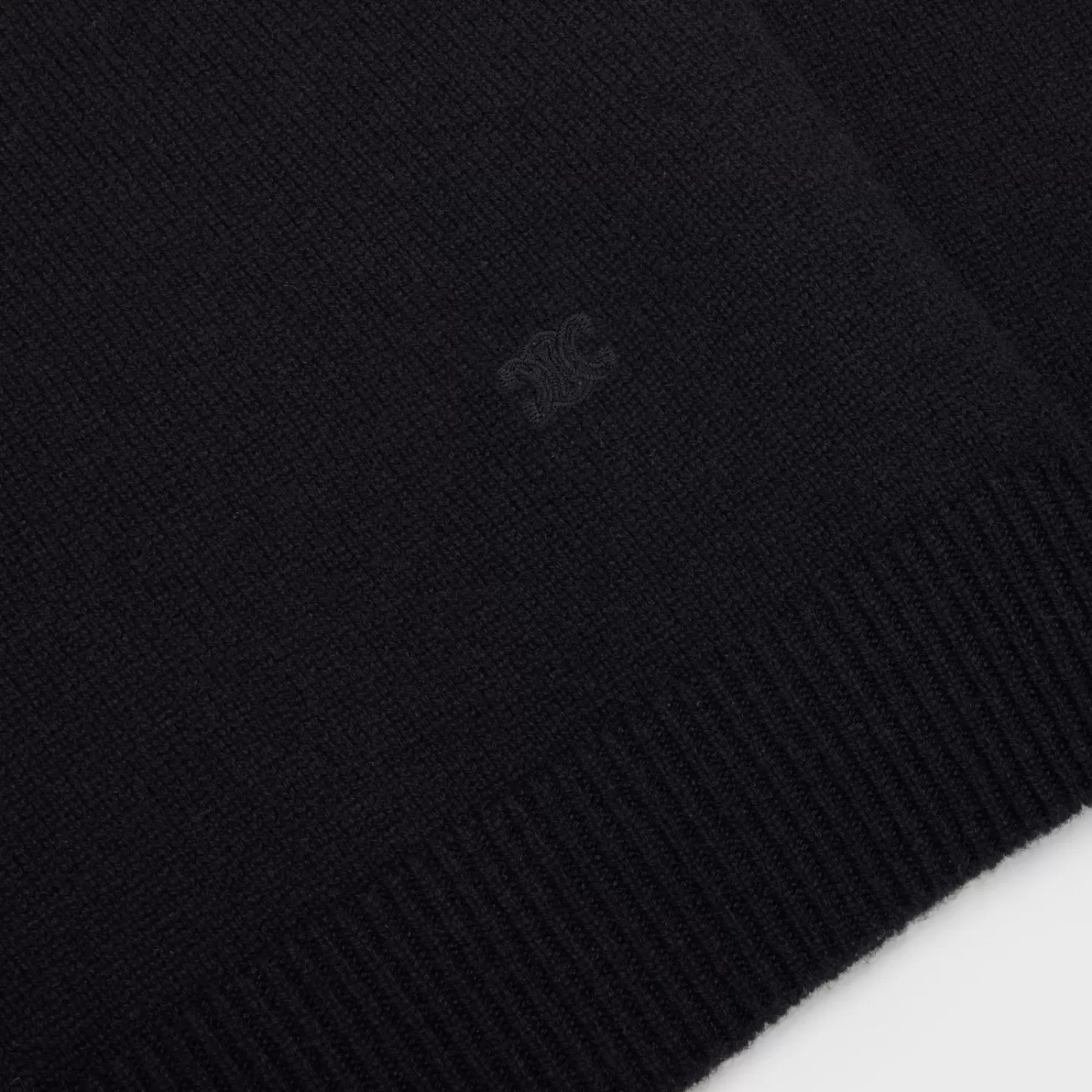 Hot CELINE TRIOMPHE V-NECK SWEATER IN HERITAGE CASHMERE BLACK