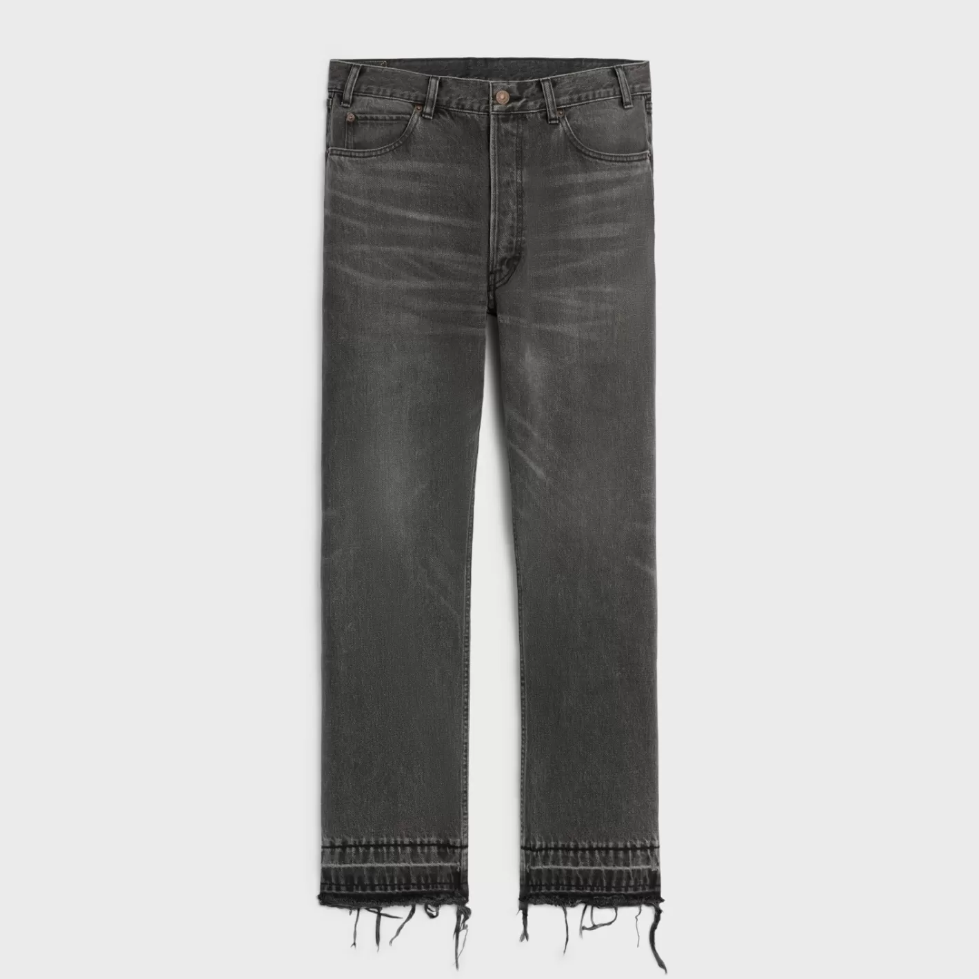Hot CELINE wesley jeans in vintage black wash denim COSMICBLACK