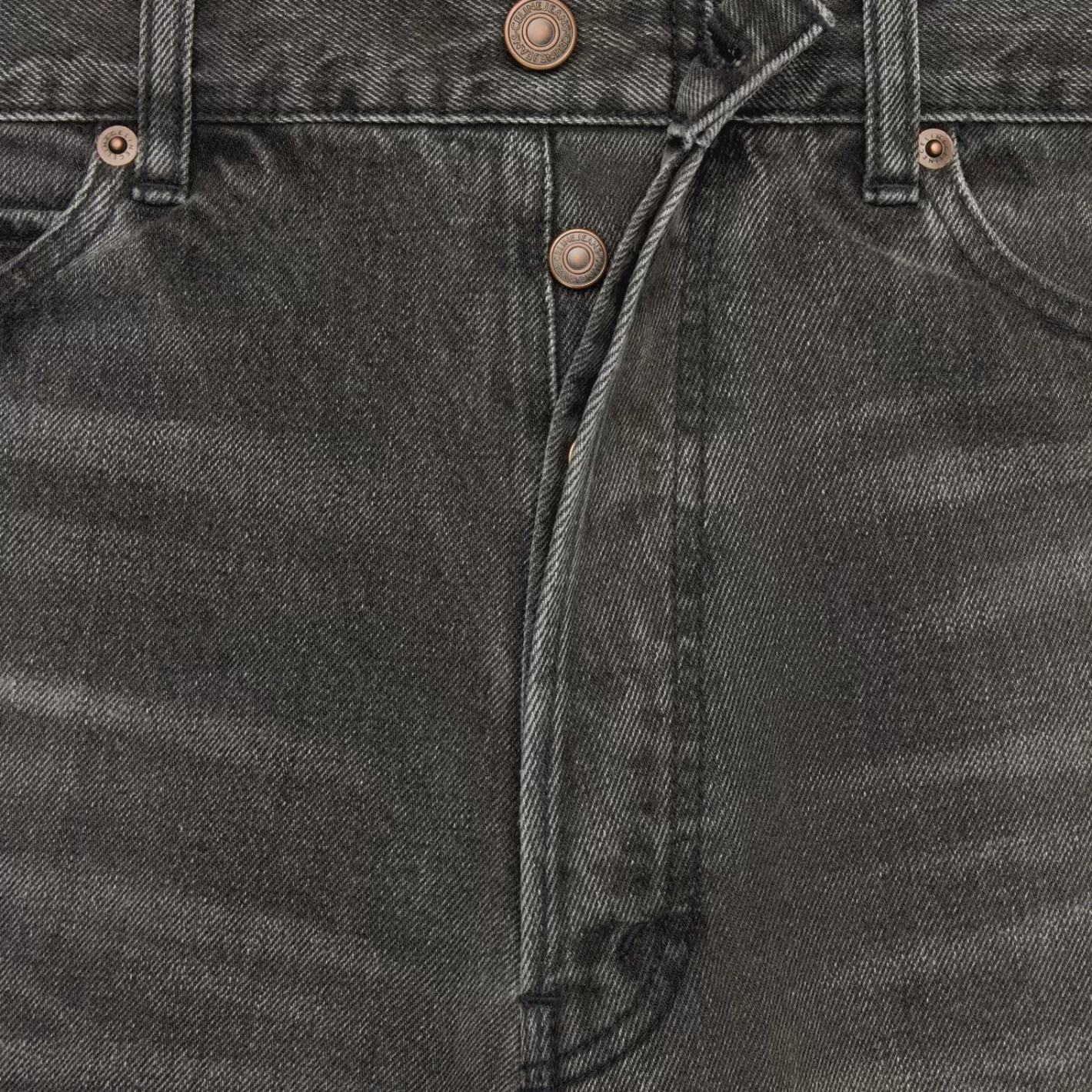 Hot CELINE wesley jeans in vintage black wash denim COSMICBLACK